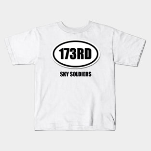 173RD Airborne Oval V.2 Kids T-Shirt